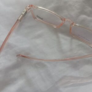 Transparant Glasses Frame In Peach colour
