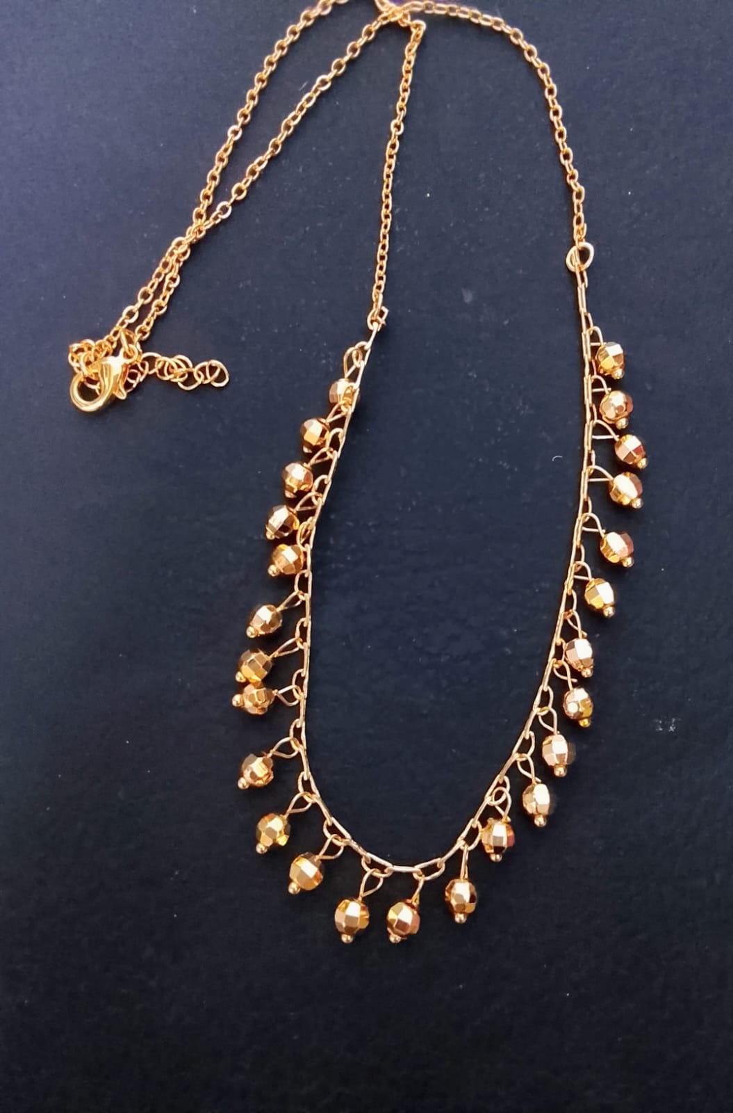 Golden cecklace