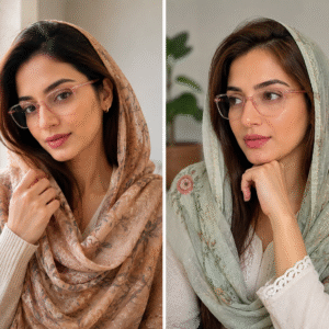 Premium Transparent Pastel Eyeglasses Frames for girls/Women – Pink, Lavender & Crystal Collection